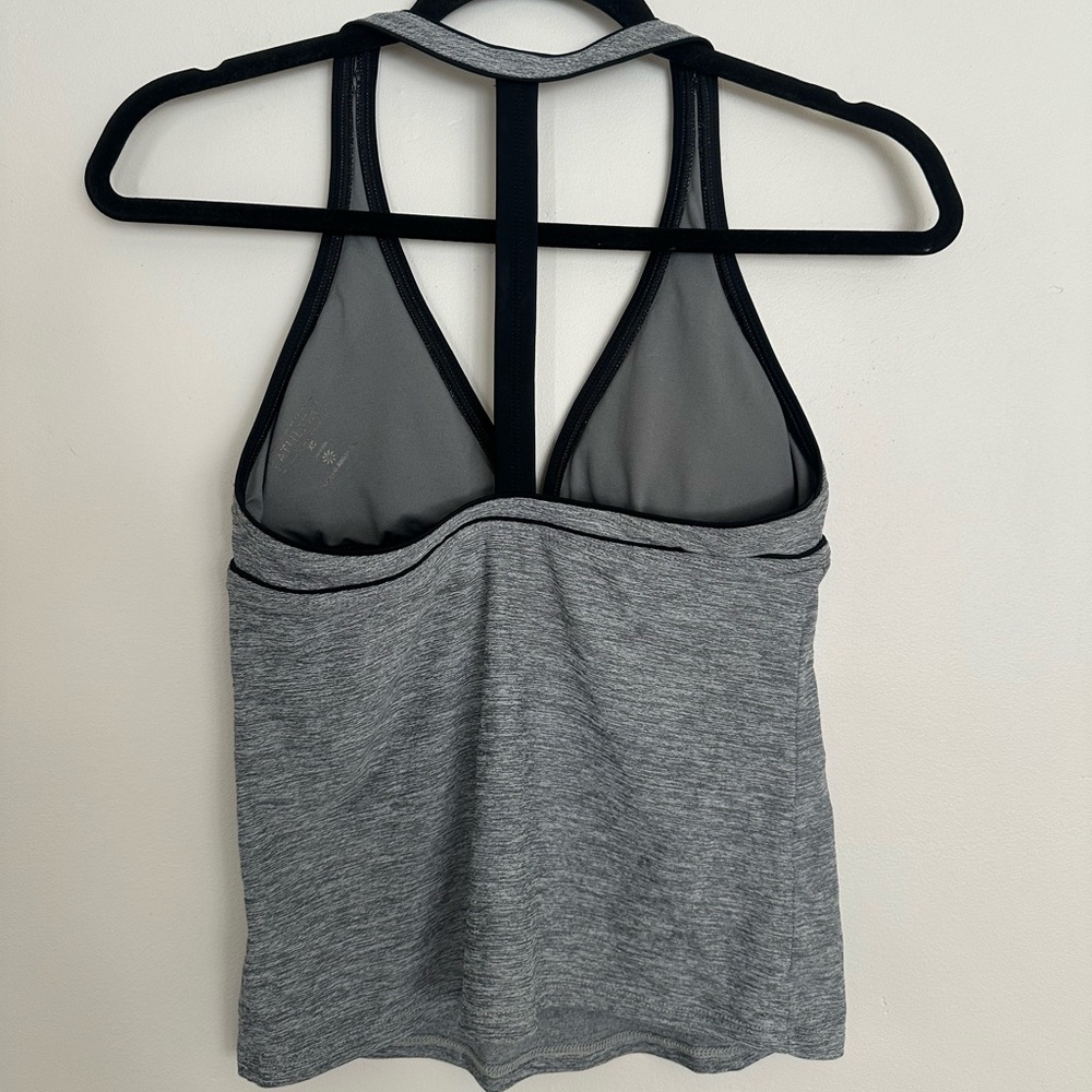 Athleta Gray Strappy Back Athletic Tank Top – XS - Picture 4 of 6